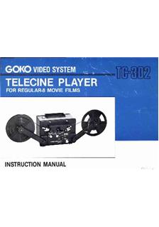 Goko TC 302 manual. Camera Instructions.